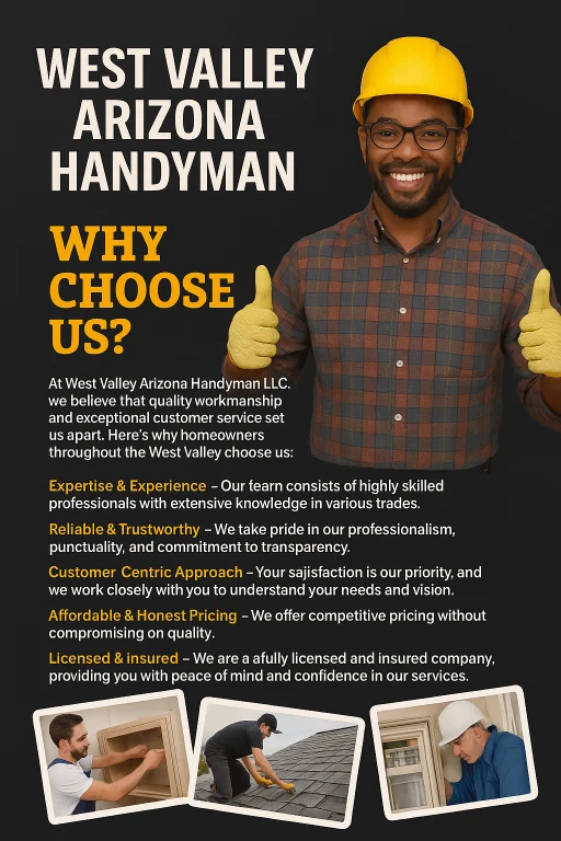 About Us 1 Home Repair and Improvement Services in West Valley, Arizona